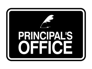 Signs ByLITA Classic Framed Principal's Office Wall or Door Sign